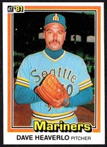 Seattle Mariners Dave Heaverlo 1981 Donruss Baseball Card #407 nr mt - £0.39 GBP