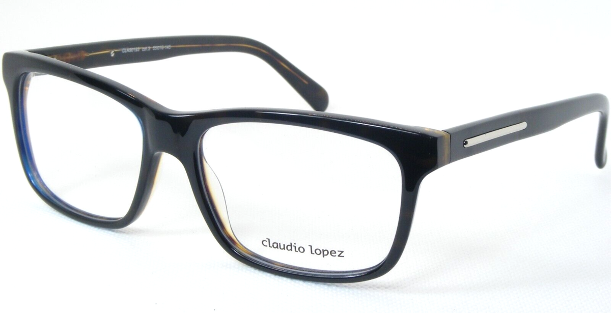 Claudio Lopez CLA90193 3 Transparent Blau Auf Schildpatt Brille Rahmen 5... - $76.22