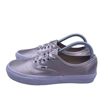 Vans Authentic Low Satin Lux Champagne Shoes Casual Womens Size 8.5 Mens 7 - £19.46 GBP