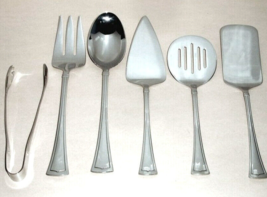 Lenox Fonthill 6 PC. Serving Utensils Hostess Set 18/10 Stainless Oversi... - $838.82 MXN