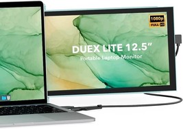 Mobile Pixels 101-1005P06 DUEX Lite 12.5&quot; Class Full HD LCD Monitor (Jade Green) - £117.70 GBP