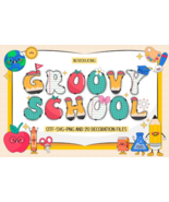 Groovy School Font - $30.00