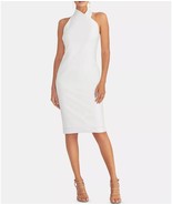 RACHEL Rachel Roy Women&#39;s Halter Sheath Dress White Lined Size Large Cri... - $31.73 CAD