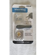 Carson VM-14 2.25x VisorMag Clip-on Flip-up Magnifying Glass - Black - $11.99