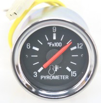 Sterling Exhaust Temp / Pyrometer Gauge 3000-1500 F  8994 - £156.58 GBP