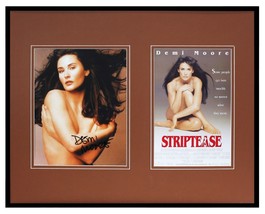 Demi Moore Signed Framed 16x20 Photo Set Striptease - $296.99