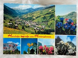 Vintage German Post Card Not Circulated Austria Hinterglemm - £15.73 GBP