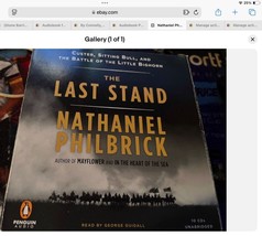 The Last Stand by Nathaniel Philbrick Audiobook cd Sealed Free Ship - $15.69