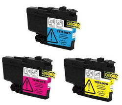 Compatible with Brother LC406XL C/M/Y Premium Ink Compatible Combo Pack - 3 Cart - £57.34 GBP