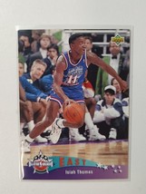 Isiah Thomas 1992-93 Upper Deck East Utah All-Star Weekend Pistons Hall of Fame - £1.43 GBP