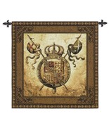 44x44 TERRA NOVA II Royal Old World Crest Medieval Tapestry Wall Hanging - $138.60