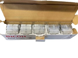 NEW Box of Genuine Ricoh Refill Staples Type M 1201R-AM 413026 - $1,589.92 MXN