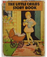 The Little Child&#39;s Story Book 1935 The Saalfield Company HC/DJ - £11.98 GBP