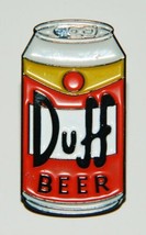 The Simpsons Tv Show Duff Beer Can Image Metal Enamel Pin New Unused - £6.24 GBP