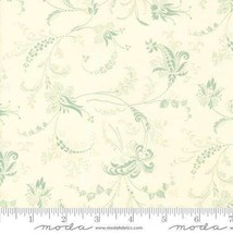 Moda Collections Etchings Parchment/Aqua 44333 21 Quilt Fabric By The Yard - £9.35 GBP