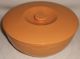 Hall China YELLOW CASSEROLE w/LID for Hotpoint Refrigerators MADE IN USA - £39.56 GBP