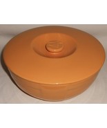 Hall China YELLOW CASSEROLE w/LID for Hotpoint Refrigerators MADE IN USA - $67.82 CAD
