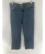 Lee Comfort Stretch Waistband Women&#39;s 18 Petite Straight High Rise Mom J... - $158.43 MXN