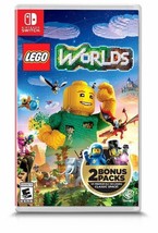Lego Worlds Nintendo Switch With 2 Bonus Packs New! Galaxy Bricks Master Builder - £21.01 GBP