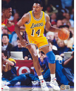 Sam Perkins signed autographed Los Angeles Lakers 8x10 photo proof Becke... - £66.56 GBP