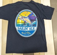 SALT LIFE SAILIN&#39; ALE Sailfish Pocket S/S T Shirt Mens Size S Graphic Te... - £14.14 GBP