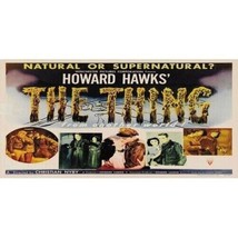 THE THING BILLBOARD GLOSSY STICKER 3&quot;x1.5&quot; - $3.99