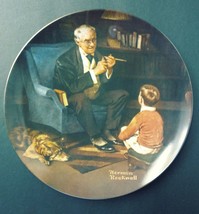 Norman Rockwell Heritage Collection Plate The Tycoon Limited Edition issue 1992 - $19.75