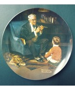 Norman Rockwell Heritage Collection Plate The Tycoon Limited Edition iss... - $26.89 CAD