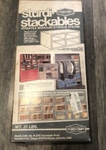Vtg SealedHeavy Duty Sturdi-Stackable Versatile Modular Storage System F... - $2,271.27 MXN