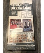 Vtg SealedHeavy Duty Sturdi-Stackable Versatile Modular Storage System F... - $2,271.27 MXN