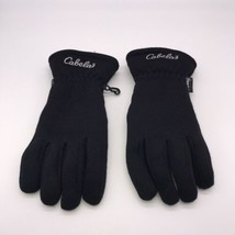 Cabela&#39;s Women&#39;s Black Knit Polyester Comfort Thinsulate Gloves Size Medium - £18.08 GBP