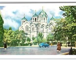 St Vladamir Cathedral Kiev Ukranian Republic UNP Continental Postcard O21 - $5.89