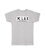 USA Los Angeles Airport California LAX : Gift T-Shirt Airline Travel Pil... - £19.95 GBP