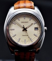 Orient Gene Qua Kinetic Quartz Rare Vintage Watch  from Japan - $142.49