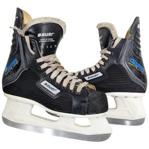 Bauer Charger Youth Ice Hockey Skates Black Made in Canada Size 5 - $54.60 CAD