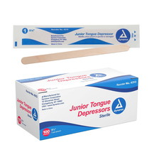 Dynarex Tongue Depressors, Sterile Birch Wood, 5.5&quot;-6&quot;, Case of 1000 - €49,04 EUR
