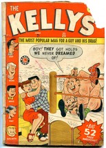 Kellys Comics #25 1950- Marvel Golden Age Wrestling cover poor - $25.22