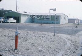 35 mm color slide * KODAK Red Border STREET CORNER House sign Patricia D... - $5.50