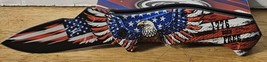 EAGLE 1776 BORN FREE AMERICAN FLAG USA BIRD SPRING ASSISTED KNIFE BLADE ... - £13.52 GBP