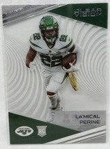 2020 Panini Chronicles La&#39;Mical Perine Clear Vision Rookies #CV-25 New York Jets - £1.48 GBP