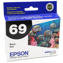 Genuine Epson 69 Black Standard Yield Ink Cartridge - Exp. 06/2010 New - $9.89