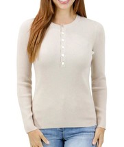 Grace &amp; Lace Ribbed Henley Sweater Size XS - $33.66