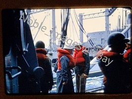 1967 USS Galveston Refueling Station Sailors Mediterranean Kodachrome 35mm Slide - £3.49 GBP