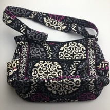 Vera Bradley Tote Shoulder Bag Purse in Black  WHITE PINK - $16.00