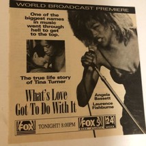 What’s Love Got To Do With It TV Guide Print Ad Angela Bassett TPA10 - £4.73 GBP