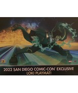 NEW 2022 San Diego Comic Con Exclusive Marvel 24&#39;&#39; x 14&#39;&#39; Loki Playmat - $74.86 CAD