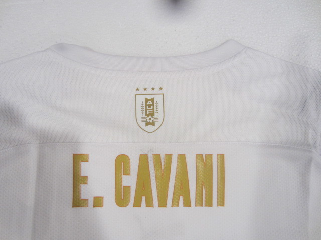 Edinson Cavani Uruguay World Cup Qualifiers Match Away Soccer Jersey 2020-2021 - Soccer-World Cup