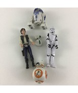 Disney Star Wars 5&quot; Action Figure Droid Lot Stormtrooper R2-D2 BB8 Hans ... - £19.38 GBP