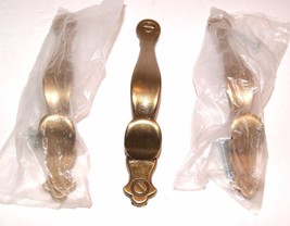 Vintage Amerock Allison Polished Brass Pull Handle ( 3 Pack) - £7.88 GBP