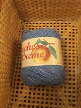 Peaches &amp; Cream Worsted Weight Cotton Yarn color 1116 Denim Blue - $3.32